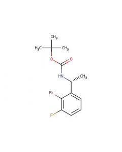 Astatech (R)-TERT-BUTYL (1-(2-BROMO-3-FLUOROPHENYL)ETHYL)CARBAMATE; 0.25G; Purity 95%; MDL-MFCD32660266